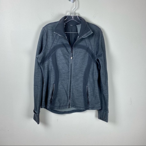 lululemon athletica Jackets & Blazers - Lululemon Gray Define Zip Up Jacket Sz 12